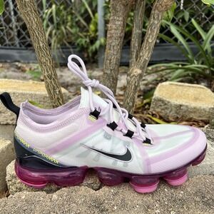 NIKE AIR Vapormax US Size Kids  7Y Womens 8.5 2019 GS Sneakers Photon Dust Lilac